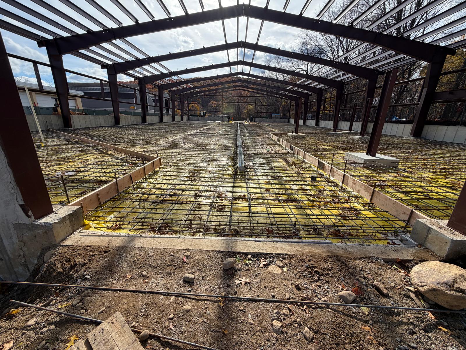 Metal cladding installation