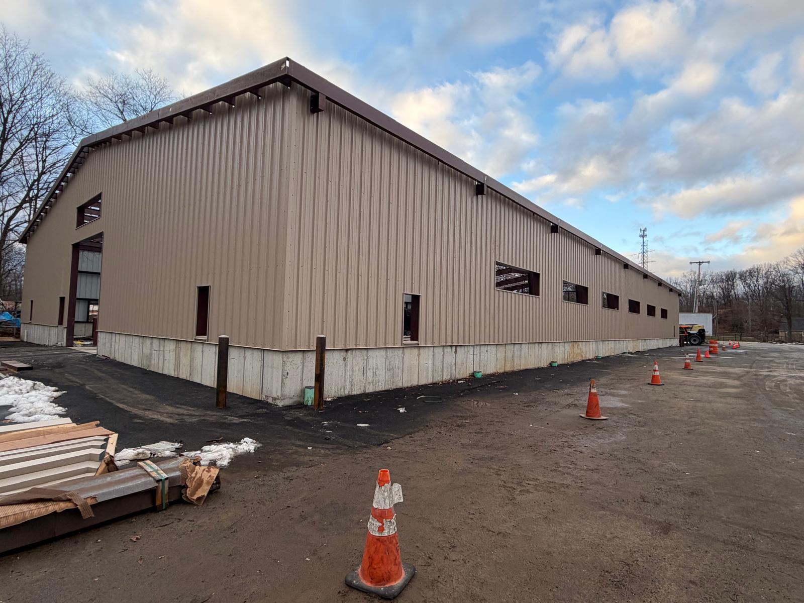 Prefabricated building exterior